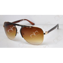 Fashionable Hot Selling UV400 Protection Metal Sunglasses (KM15008)
